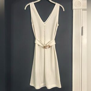 White Sleeveless Dress